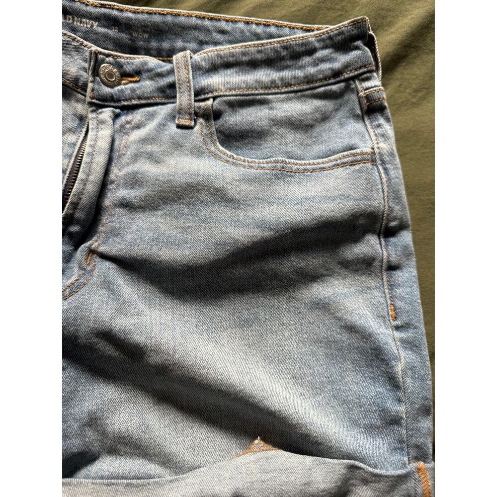 HIGH RISE BLUE OLD NAVY SHORTS SIZE 12 - Picture 4 of 7